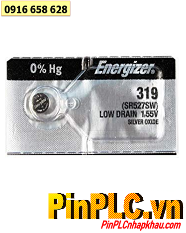 Pin đồng hồ Energizer 319,SR527SW Silver Oxide 1.55v _Made in USA